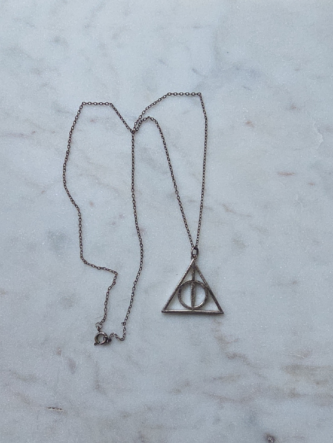 Harry Potter Deathly Hollows Necklace Harry Potter Deathly Hollows Necklace